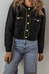 'Arabelle' Tweed Knit Sweater - Celes Fashion